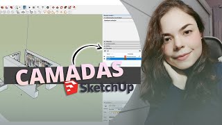 COMO USAR CAMADAS NO SKETCHUP | DICA SKETCHUP MAIS LEVE