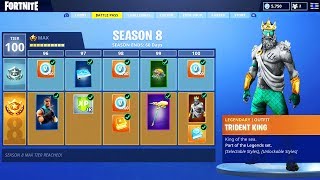 The New SEASON 8 BATTLE PASS in Fortnite..