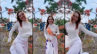 Áo Dài Máy Bay Duyên Dáng Gợi Cảm Nhất