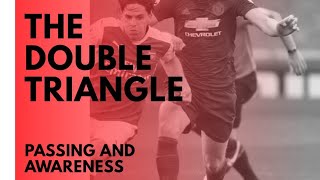 NEW DRILL - Triangle Passing drill working with pro footballer