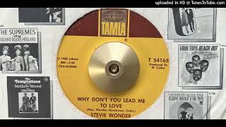 Watch Stevie Wonder Why Dont You Lead Me To Love video