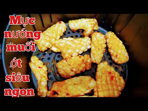 Mực nướng muối ớt giòn sừng sực siêu ngon| cuộc sốngmỹ @BÌNH USA FAMILY