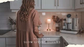 Slow Living Diaries A Cozy Fall Morning At Home Coffee Station Upgrade Backyard Fall Refresh