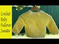 How to crochet a sweater/jumper | Crochet top down sweater | How to make a child’s crochet sweater