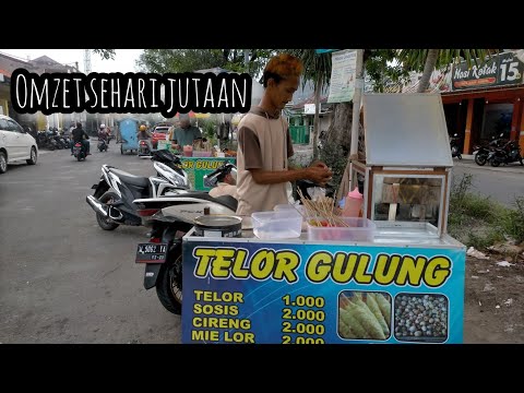 Hanya 2 Bahan Sehari Omzet sampai Jutaan‼️Jualan Telur Gulung
