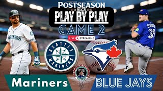 Live Toronto Blue Jays Vs Seattle Mariners Mlb Alcs Game 2 Play By Play & Reactions