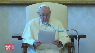 Resumen de la Catequesis 2020 12 agosto, Papa Francisco