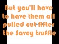 The Beatles- Savoy Truffle with lyrics