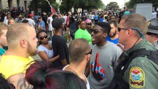 Racists clash after KKK and Black Panthers rally at SC State House on the same day! 7/18/15 Racists clash after KKK and Black Panthers rally at SC State House on the same day! 7/18/15