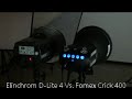 Elinchrom D-Lite 4 Vs. Fomex Crick 400 閃光棚燈回電測試