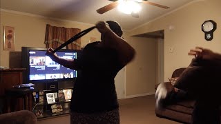 Broken Tv Prank On Grandmashe Brought The Belt Out