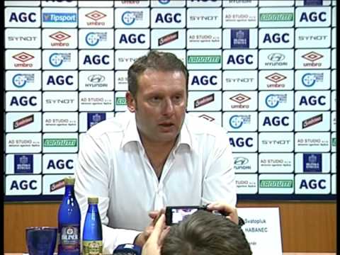 Tiskov konference Svatopluka Habance po utkn se Slovckem (1.8.2015)
