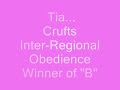 Tia Crufts 2007 obedience winner