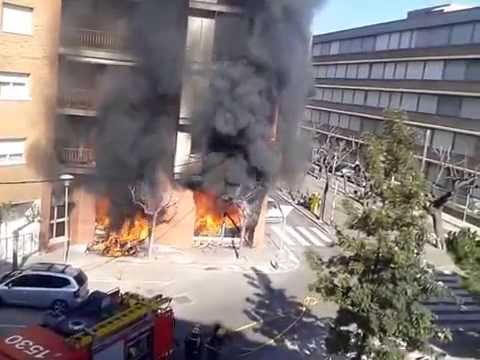 Incendio en una tienda de Sant Feliu de Llobregat