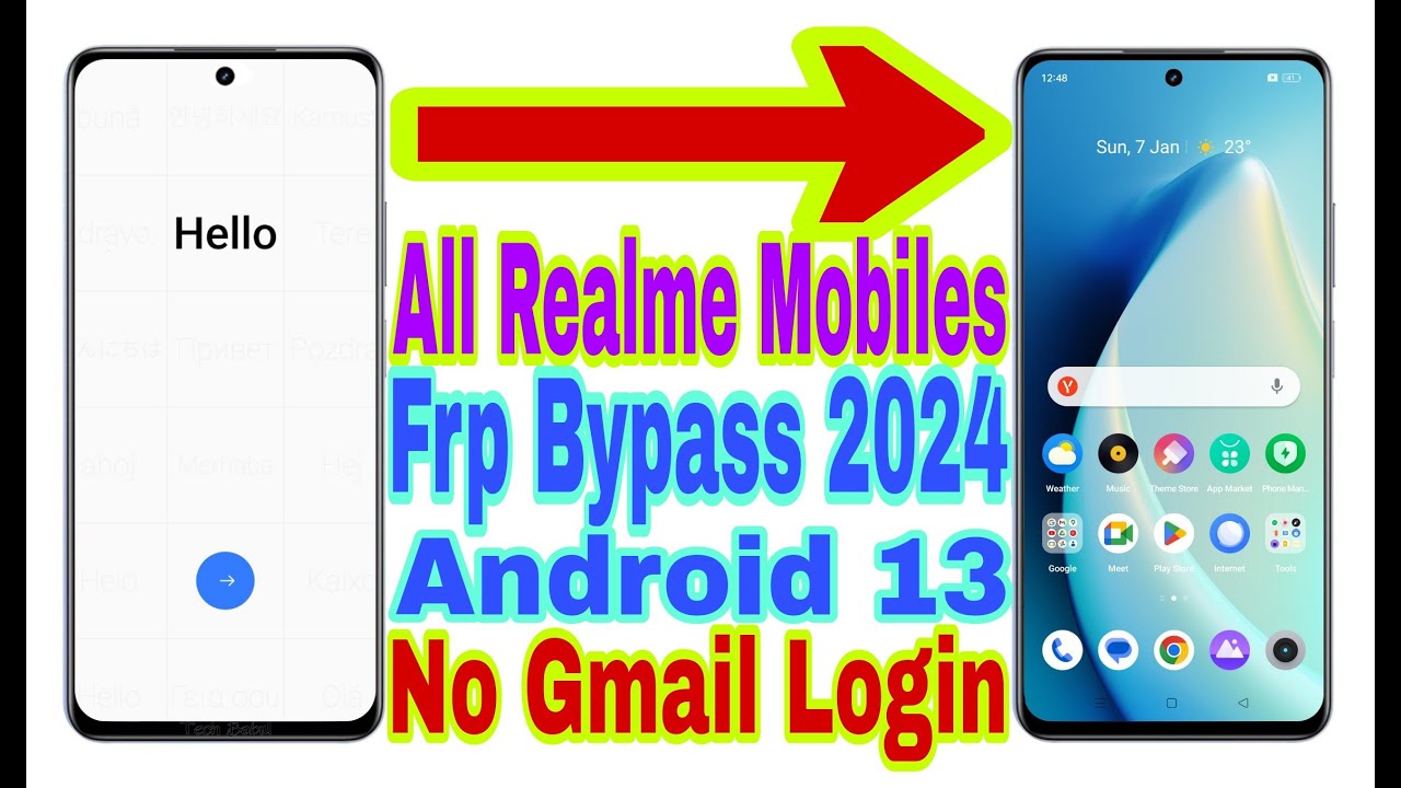 All Realme Android 13 Frp Bypass | New Trick 2024 | No All Realme Android 13 Frp Bypass | New Trick 2024 | No