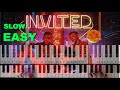 Invited - Marcus and Martinus - EASY SLOW Piano lesson