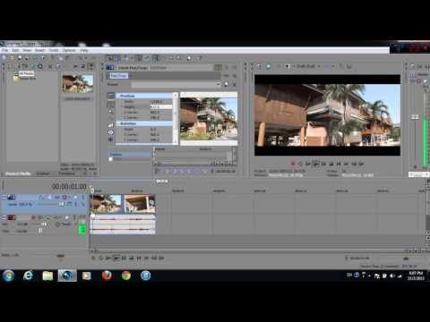 การครอบกรอบวีดีโอ sony vegas pro11 by.toey ed-tech film