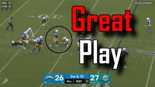 Awesome Play By Justin Herbert And Ladd Mcconkey Win The Game Los Angeles Chargers Vs Dolphins