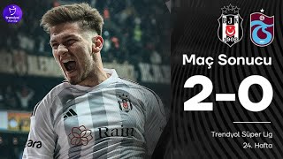 Beşiktaş - Trabzonspor 2-0 Maç Özeti | Süper Lig - 2023/2024