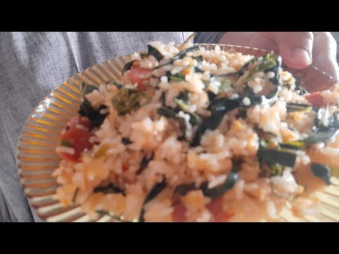 nasi goreng daun singkong