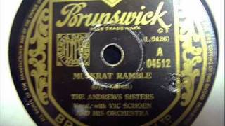 Watch Andrews Sisters Muskrat Ramble video