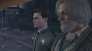 Detroit Become Human Connor Becomes Friends With Hank At Lunch