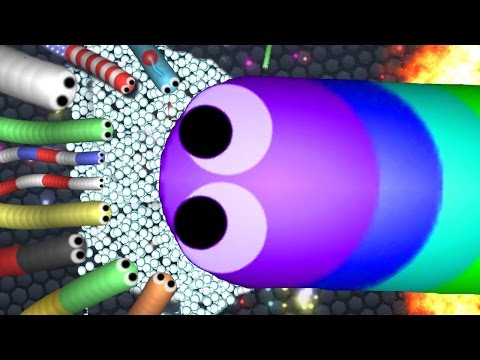 Slither.io - Minhoca Imortal - Vídeo épico TOP 1