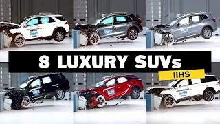 Crash Test 8 Luxury SUVs (2024) BMW, Mercedes, Audi, Cadillac, Lincoln, Volvo, L