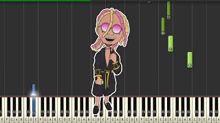 Lil Pump - Molly Piano Tutorial + MiDi