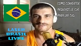 Como Converter Arquivos De Cdr Para Svgdxf.gravadora Laser Cncvetor