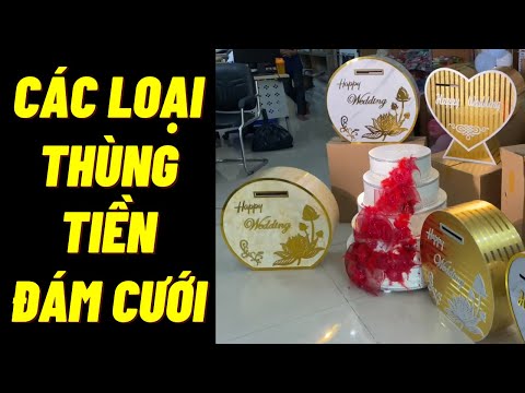 Thùng tiền trang trí đám cưới đẹp giá rẻ 300K đến 600K | abshop.com.vn