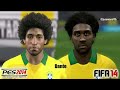 Pes 2014 Vs Fifa 14 Face Comparison Brasil National Team ...