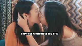 [Lesbian kissing😍❤️]#koreanseries #lgbt #kiss