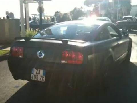 LOUD Matte Black Mustang GT Acceleration 