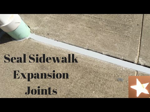 DIY Repair Sidewalk Expansion Joints