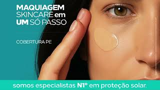 Protetor Solar Com Cor Proteção, Cobertura E Tratamento Em Um Só Po