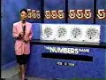 Title:Lottery Live on 5 (WCVB) - Dawn Hayes - 2/13/96 Description:MA daily number drawing from 2/13/96 on WCVB with Dawn Hayes.