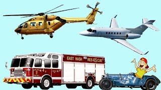 Cars, Trucks, Transport & Street Vehicles for Children Learn Vehicles Names for Kids