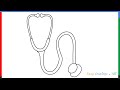 How To Draw A Stethoscope Step by Step for Beginners