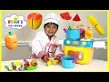 TOY CUTTING VELCRO FRUITS AND VEGETABLES Toy kitchen cooking ...