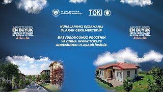 100 Bin Sosyal Konut Projesi kapsamında Gaziantep Şahinbey Güneykent  Kurası
