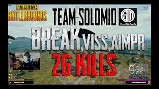 Tsm Break, Viss, Aimpr 26 Kills Pubg Top-1