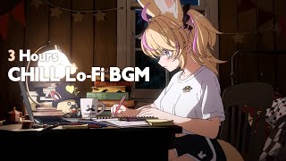 3時間-作業用Bgm集中リラックス動画一緒にChill Time尾丸ポルカホロライブ
