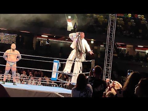 Shota Umino and Ren Narita entrance at NJPW Royal Quest III