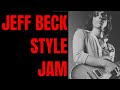 Greasy Jeff Beck Style Jam Guitar Backing Track (D Minor)