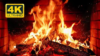 🔥 Cozy Fireplace 4K (12 HOURS). Fireplace with Crackling Fire Sounds. Fireplace 
