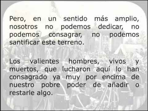 Watch VIDEO Discurso de Abraham Lincoln en Gettysburg