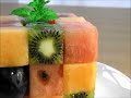 キューブ フルーツ デザート Rubik's Cube Fruit Dessert ナパージュ