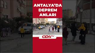 Antalyada 4,5 Büyüklüğünde Deprem Meydana Geldi
