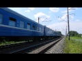 Video ВЛ80к-121 ведет пассажирский поезд Симферополь - Гродно №130 "ДЕФИЦИТ"
